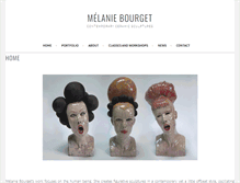 Tablet Screenshot of melaniebourget.com